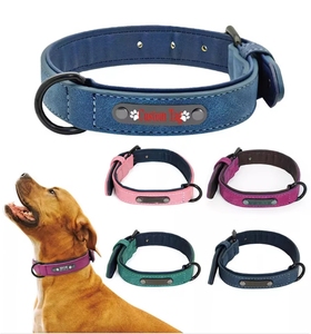 Collares de Cuero Personalizados para Perros, Coloridos, con Placas de Identificación Grabadas, para la Identificación y el Estilo de las Mascotas, los Más Populares del <span class=keywords><strong>2026</strong></span> - Product Image 6