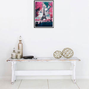 40*50cm 5d Diy Full Round Drill Wholesale Diamond Painting Tour Eiffel Cross Stitch Embroidery Kits Art Decorations For Home - Product Image 6