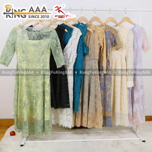 KingAAA Fine Goods Abito da Donna Elegante in Rete Traforata, Confortevole sulla Pelle, Abiti da Donna di Seconda Mano, Abbigliamento Casual Quotidiano in Stock - Product Image 2