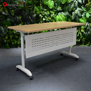 Cheap Price Modern Training Room <strong>Space</strong> Saving <strong>Small</strong> Folding Table Leg Training <strong>Desk</strong> - Product Image 2
