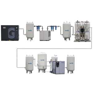 مولد أكسجين PSA VPSA فائق الغاز محطات توليد غاز الأكسجين الطبي O2 نظام مكثف CE & ISO13485 - Product Image 1