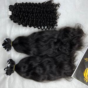 Extensiones de Cabello Humano Virgen Vietnamita CDYHAIRVN de Primera Calidad, Resistentes al Desprendimiento, Onduladas, de Color Natural, Doble Trama, Proveedor - Product Image 4
