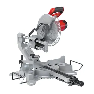 Hantechn 230V 120V Sliding Miter Saw 2000w/15a Single Bevel Sliding Wood Aluminum Cutting Mitre Saw With Optional Laser