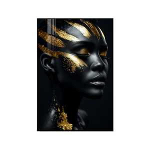 Quadri Decorativi Stampati con Cornice Dorata di Donne Nere Moderne per Camera da Letto all'Ingrosso - Product Image 6