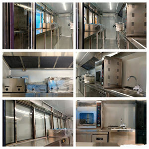 Carrito de Comida Multifuncional de Acero Inoxidable Comercial de 4 Ruedas con 2 Años de Garantía para Mercado Nocturno, Barbacoa, Zona Turística de Playa - Product Image 6