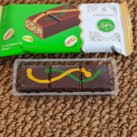 Meest verkochte 30g gearomatiseerde vaste chocoladestukjes, zoete chocolade, met fruitstukjes of -reepjes