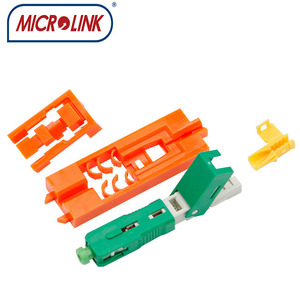 Connecteur optique FTTH, épissage à froid SC <span class=keywords><strong>APC</strong></span> UPC, assemblage rapide de terrain, connecteur optique avec clé de verrouillage - Product Image 3