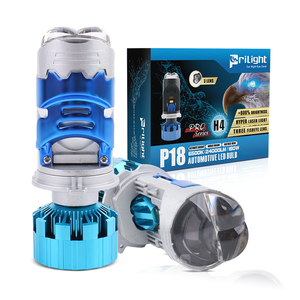 ไฟหน้าโปรเจคเตอร์ขนาดเล็ก Prilight <span class=keywords><strong>P18</strong></span> Led H4 กำลังไฟ 170W ความสว่าง 18000LM เลนส์คู่ - Product Image 1