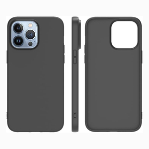 Coque de téléphone souple en Tpu mat pour <span class=keywords><strong>iphone</strong></span> 16 15 14 13 12 11 Pro Max Mini X Xs Xr 7 8 Plus <span class=keywords><strong>6S</strong></span> couverture arrière noire anti-empreintes digitales - Product Image 2