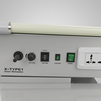 Estación de Trabajo Dental X-TYPE1 Modular y Desmontable con Certificación CE ISO para Técnico de Laboratorio Dental Individual