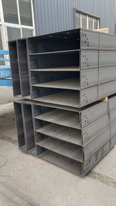 รางเคเบิลสแตนเลสและเหล็กชุบสังกะสี - รางเดินสายไฟโลหะทนไฟพร้อมขายึด - Product Image 5