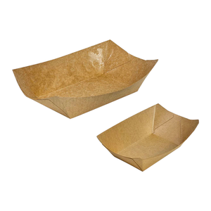 Barquettes à emporter pour frites, poulet, snacks de restaurant, en papier - Product Image 1
