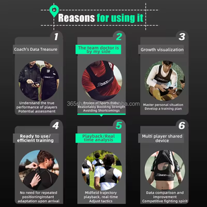 Gilet de suivi sportif <span class=keywords><strong>GPS</strong></span> étanche version Pro pour le <span class=keywords><strong>football</strong></span>, synchronisation des données sportives via l'application, statistiques précises SHAREWELL - Product Image 5