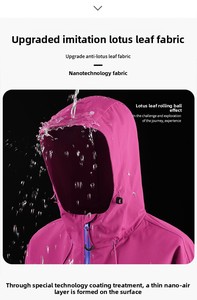 <span class=keywords><strong>Chaqueta</strong></span> Softshell OEM Informal Ligera Unisex con Capucha <span class=keywords><strong>y</strong></span> Cremallera <span class=keywords><strong>para</strong></span> Senderismo, Camping <span class=keywords><strong>y</strong></span> Deportes al Aire Libre, Multicolor, Impermeable <span class=keywords><strong>y</strong></span> Cortavientos - Product Image 3