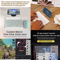 Set keyboard Spanyol hitam dan putih, set keyboard nirkabel bt isi ulang, keyboard dan mouse Kombo standar merah muda untuk rumah laptop pc