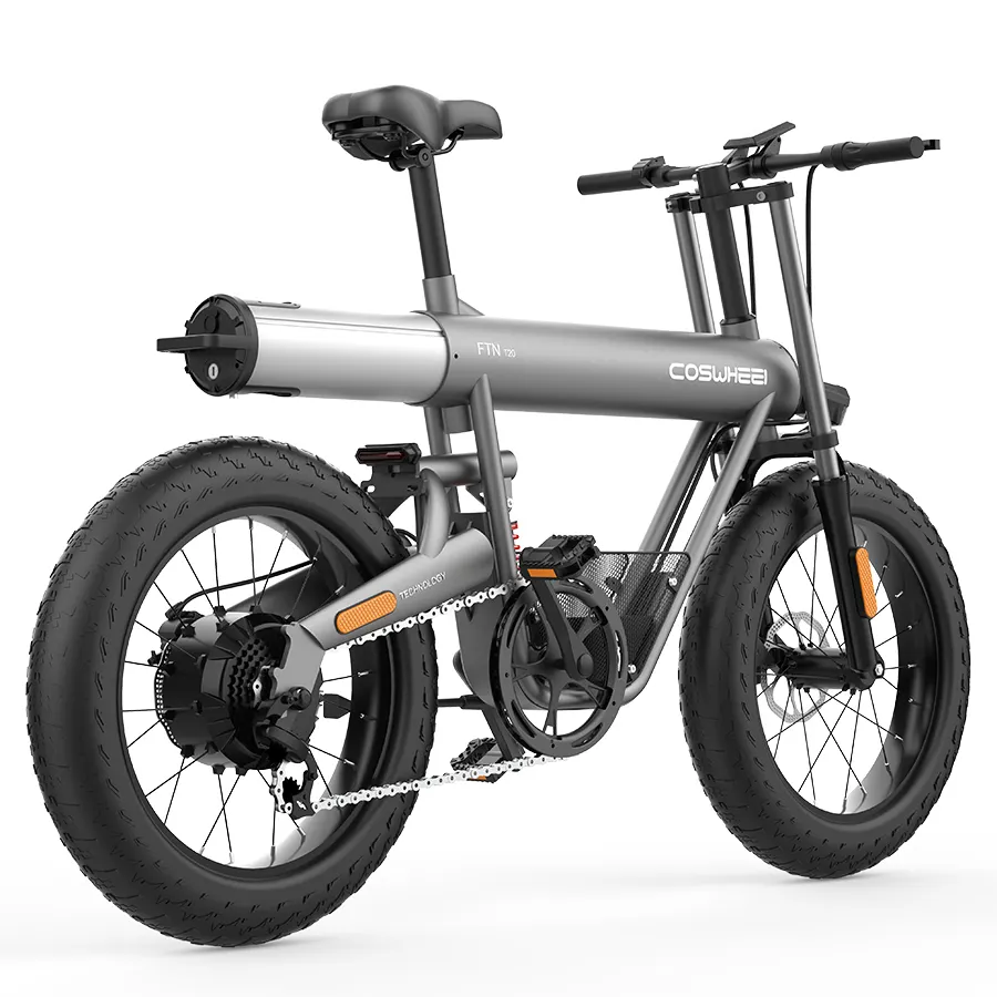 Free Shipping 1pc 500W 20" E bike Fat Tyre 14Ah 48V Battery Aluminium Alloy Ebike