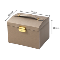 Boîte à bijoux portable multicouche grande capacité organisateur de bijoux tiroir Premium bijoux anneau boucles d'oreilles collier oreille accessoires