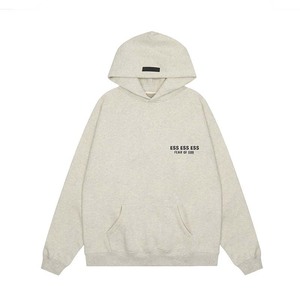 Nuova Tuta Casual da <span class=keywords><strong>Uomo</strong></span>, Set 2 Pezzi con Felpa Oversize ESS ESS Grigio Mélange, 100% Cotone con Stampa Floccata in Pile - Product Image 2