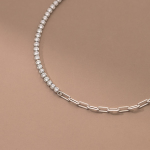 Joyería de moda 925 pulseras de cadena de <span class=keywords><strong>tenis</strong></span> de plata esterlina 3MM <span class=keywords><strong>fila</strong></span> de diamantes de circón pulseras chapadas en oro para mujeres - Product Image 4