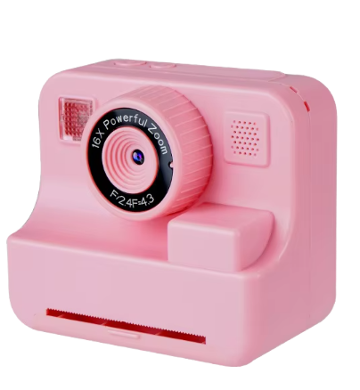 Portable Mini CMOS Digital Camera Kids Instant Print  Camera Photos Safe Inkless Technology Educational Toy Storage