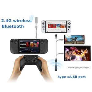 Dobe Nhà Máy 2.4G Bluetooth Không Dây Điều Khiển Gamepad 3D Phí Đèn Cho Nintendo Chuyển Đổi Bàn Hơi Nước Sàn PS3 PC Trò Chơi Phụ Kiện - Product Image 2
