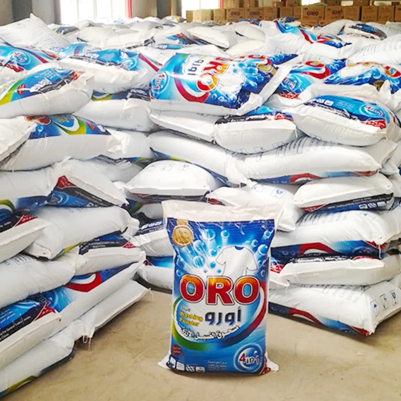 20 kg detergente en polvo a granel de baja densidad de alta calidad detergente en polvo de China fabricantes concentrados