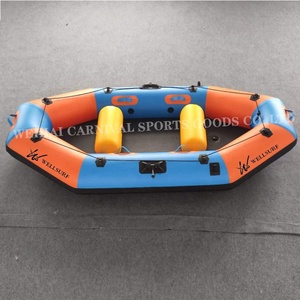 Balsa Salvavidas Inflable de PVC de 0.9mm, Certificada por la CE, Fabricada en China, Modelo SR400 Roja, para 8 Personas - Product Image 2