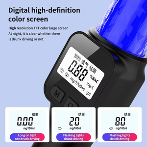 Profession elle Sprach ansage Alkohol tester für Fahrer mit Blinklicht Alkohol tester Digitaler Alkohol detektor Alcotester - Product Image 6