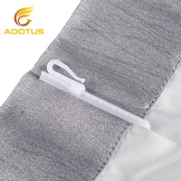 Crochets pour rideaux de douche, 20 pièces, accessoires lourds, en plastique, pour rideaux de douche