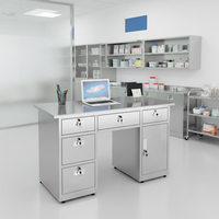 Table d'opération mobile en acier inoxydable moderne pour écoles, hôpitaux, laboratoires, ateliers et bureaux