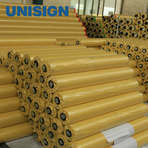 Unisign 440gsm 13oz eko solvent baskı vinil afiş <span class=keywords><strong>flex</strong></span> rulo afiş malzemesi - Product Image 1