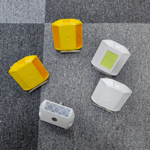 Nhựa đường bên phản xạ màu đỏ vàng an toàn giao thông phản chiếu vỉa hè đánh dấu ABS Mèo Mắt đường Stud - Product Image 3