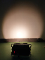 Projecteur Blinder COB LED 2 Yeux 2x100W Blanc Froid/Chaud 2-en-1 pour DMX512 Spectacle Scénique Studio Matrix