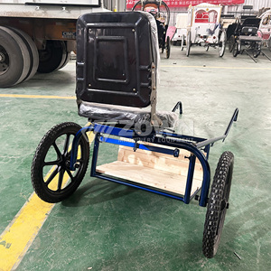 Mini chariot de course / chariot de promenade / chariot de marathon / mini chariot à chevaux à 2 roues / calèche pour poney - Product Image 6