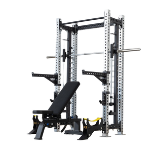 Harga pabrik multifungsi rak rangka jongkok uniseks Smith kandang daya pelatih tugas berat rak jongkok Power Cage - Product Image 1