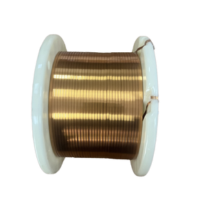 1x4mm UEW 180C <span class=keywords><strong>Fil</strong></span> de cuivre plat émaillé à souder pour <span class=keywords><strong>bobine</strong></span> magnétique - Product Image 2