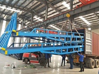 WEMET – rampe de conteneur mobile hydraulique, plate-forme de chargement pour chariot élévateur avec CE