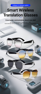 Gafas de traducción inalámbricas inteligentes <span class=keywords><strong>Ai</strong></span> 100 + idiomas Q & A en tiempo real BT5.4 música protección UV GY300 gafas inteligentes para hombres y mujeres - Product Image 4