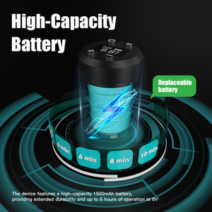Macchinetta per Tatuaggi Elettrica Wireless Dragonhawk Stroke 3.5mm a Batteria, Nera - Product Image 2