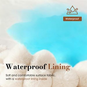 Cama para Perro Grande, Cama Ortopédica para Mascotas con Superficie de Felpa Suave y Espuma de Caja de Huevos, Lavable a Máquina, con Base Antideslizante - Product Image 3