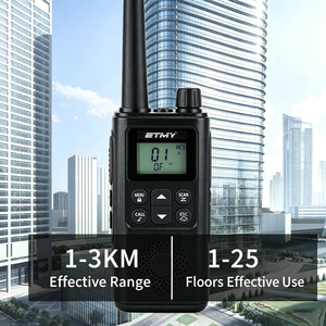 2W FRS Walkie Talkie Pair 2KM Short <b>Range</b> UHF Two Way Radio for Shop Hotel Retail Home Outdoor Events Type C Handheld Set - Product Image 2