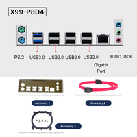 Nueva Placa Base ATX X99 Compatible con Intel Xeon E5 V3/V4, Doble Canal, 4x DDR4, SATA3.0, NVMe M.2, PCIe3.0 X16