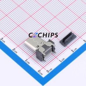 TYPE-C-31-D-14 USB Connector SMD Connector ( Connector Type: Type-C )( Gender: Female )( Mounting Type: Vertical Mount ) - Product Image 2