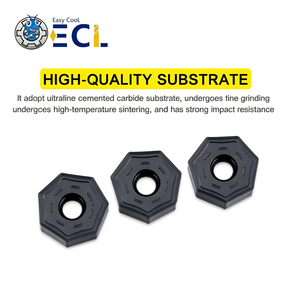 Insertos de Fresado de Carburo con Recubrimiento PVD ECL XNMU de Alta Velocidad, Doble Cara, 14 Filos de Corte XNMU090612 - Product Image 4