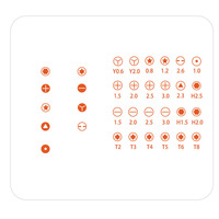 Jeu de tournevis de précision magnétique 25 en 1 avec un mini jeu de tournevis de poche de 24 pièces, petit kit de réparation pour téléphone portable, PC, etc.