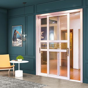 Porte Scorrevoli in Vetro per Patio Serie <span class=keywords><strong>PVC</strong></span>/UPVC a Doppio Vetro Francese - Product Image 4