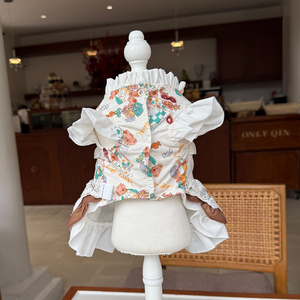 Robe de princesse de luxe en satin pour <span class=keywords><strong>chien</strong></span>, robe élégante à volants pour chat, accessoires pour <span class=keywords><strong>chien</strong></span> Lolita, vêtements pour animaux de compagnie, vêtements de luxe pour animaux de compagnie, Corgy - Product Image 2