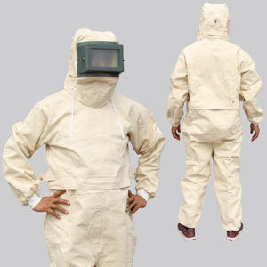 ชุดป้องกันรังสีกันน้ำแบบชิ้นเดียวสำหรับงานกลางแจ้ง ยี่ห้อ Shichiku สำหรับงานพ่นทราย - Product Image 5