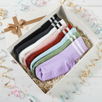 Chaussettes de sport personnalisées en gros pour adultes, tricotées, respirantes, antidérapantes, sans couture, pour le yoga - Spandex/Coton