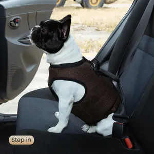 Collare e guinzaglio regolabili per cani da compagnia Set imbracatura per cani personalizzata imbracatura per cani traspirante